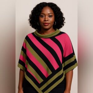 ONE-SIZE INC INTERNATIONAL CONCEPTS WOMENS PONCHO TOP